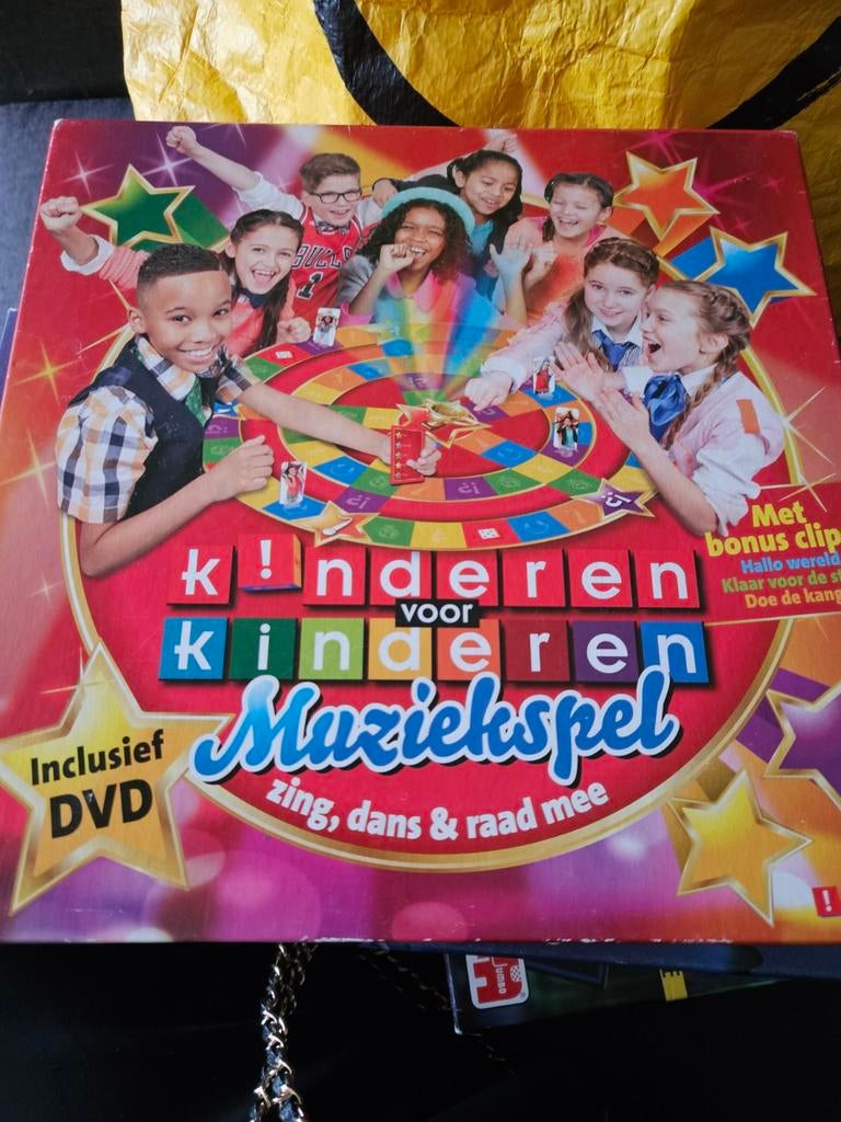 Kinderen voor Kinderen Muziekspel incl. DVD, Vijf spelers of meer, Ophalen of Verzenden, Zo goed als nieuw, Onbekend