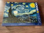 Starry night puzzel van vincent van gogh 2000 stukjes nieuw, Ophalen of Verzenden, Meer dan 1500 stukjes, Nieuw, Legpuzzel