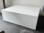 Salontafel / bijzettafel wit 80*100*36, Ophalen, Minder dan 45 cm, Kunststof, Zo goed als nieuw