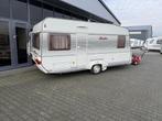 LMC Munsterland 475 RD Fransbed + Rondzit + WC+ Mover +Tent, Caravans en Kamperen, Standaardzit, Bedrijf, Schokbreker, 4 tot 5 meter