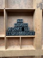 Letterbak hout, Antiek en Kunst, Curiosa en Brocante, Ophalen