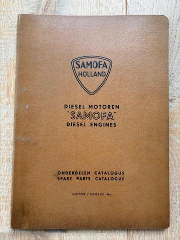 Fraaie onderdelencatalogus SAMOFA dieselmotoren type 1S & 2S beschikbaar voor biedingen