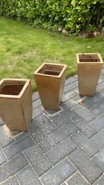 Set van 3 sierpotten, Ophalen, Minder dan 30 cm, Minder dan 60 cm, Rond
