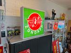 ZUNDAPP oude reclame lichtbak, Verzamelen, Merken en Reclamevoorwerpen, Gebruikt, ., Lichtbak of (neon) lamp, Ophalen of Verzenden