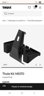 Thule Kit 145170 voor Volvo V60 2010-2018 Dakdrager, Auto diversen, Dakdragers, Ophalen of Verzenden, Zo goed als nieuw