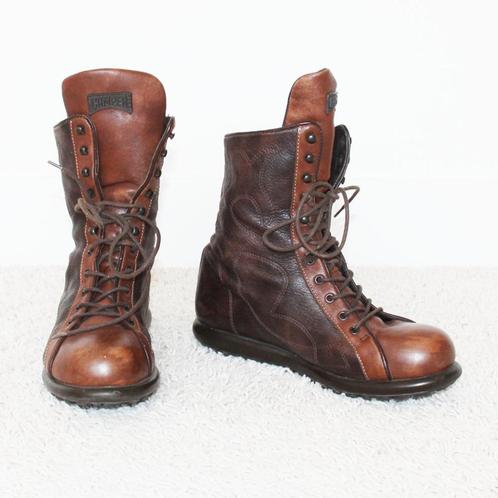 Mooie Leren Camper Laarsjes - 31 (Maat 38) € 75,-, Kleding | Dames, Schoenen, Zo goed als nieuw, Lage of Enkellaarzen, Bruin, Ophalen of Verzenden