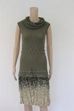 Beate Heymann groene jurk maat M, Maat 38/40 (M), ., Zo goed als nieuw, Knielengte