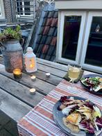 Massief houten picknicktafel – waterbestendig, Ophalen, Gebruikt, Rechthoekig, Hout