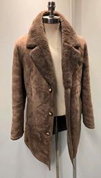 Heren lammy coat parka - maat M - lamsleer & lamsvacht, Ophalen of Verzenden, Gedragen, Maat 48/50 (M), Bruin