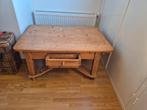 Oude grenen betaaltafel met lade, Antiek en Kunst, Antiek | Meubels | Tafels, Ophalen