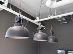 3x HK Living Industriële hanglamp zwart 40 cm, Ophalen, Gebruikt, Metaal, Minder dan 50 cm