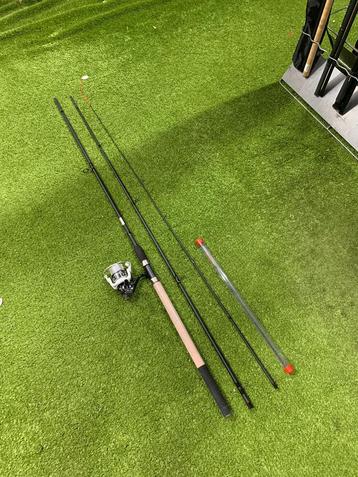 Nieuwe Arca feederhengel + Arca molen + lijn, 3.90m 40 gr beschikbaar voor biedingen