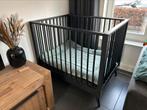 Europe baby box Evy mat zwart, Kinderen en Baby's, Boxen, Ophalen, Zo goed als nieuw, Boxkleed