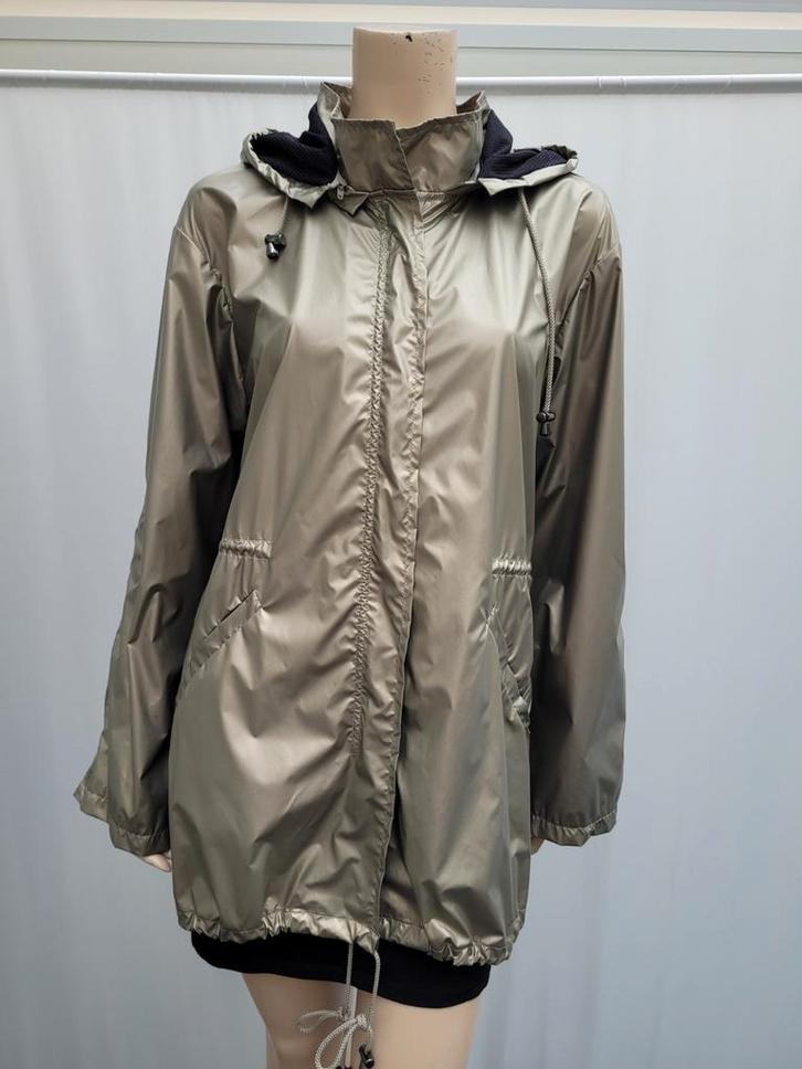 Madeleine regen jas tussen maat 40 brons, Kleding | Dames, Jassen | Zomer, Zo goed als nieuw, Maat 38/40 (M), Overige kleuren
