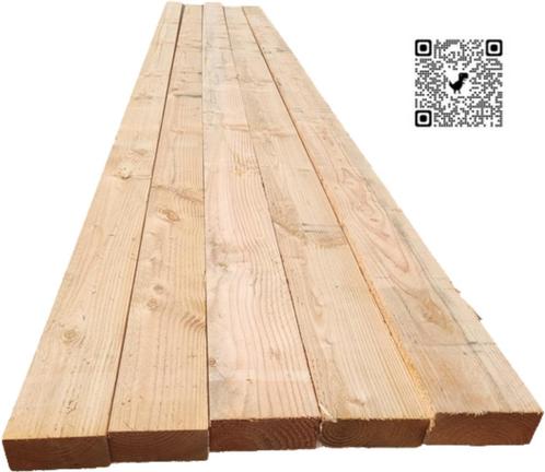 5 Douglas balken fijnbezaagd 5.00 meter - nr: tb109, Tuin en Terras, Palen, Balken en Planken, Nieuw, Balken, 250 cm of meer, Ophalen
