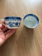 Antieke blauwe porseleinen kopjes, Ophalen of Verzenden