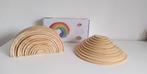 Grote houten regenboog en bijbehorende halve schijven, Ophalen of Verzenden, Zo goed als nieuw, Overige typen