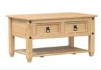 Kleine Mexicaans grenen salontafel., Huis en Inrichting, Tafels | Salontafels, Ophalen, 100 tot 150 cm, 50 tot 100 cm, Minder dan 50 cm