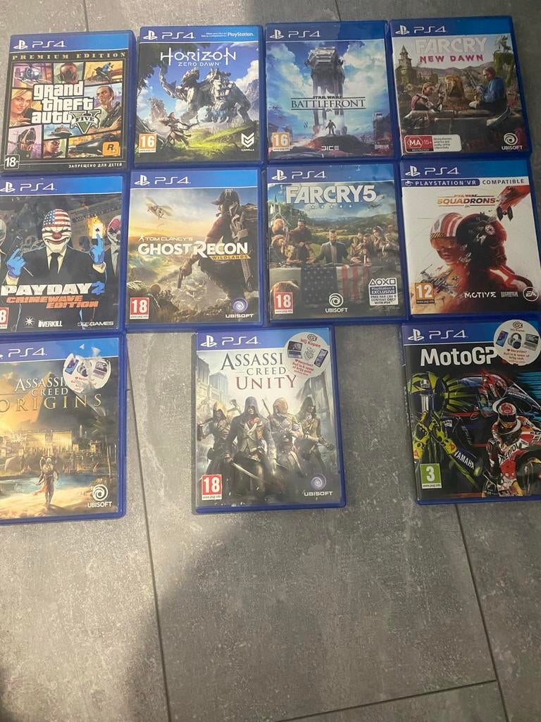 PS4 Games - Grand Theft Auto, Horizon, Far Cry & Meer!, Spelcomputers en Games, Spelcomputers | Sony PlayStation 4, Ophalen, Zonder controller