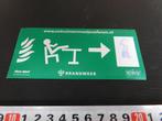sticker ontruimen moet je oefenen - brandweer - student vuur, Verzamelen, Stickers, Ophalen, Zo goed als nieuw, Bedrijf of Vereniging
