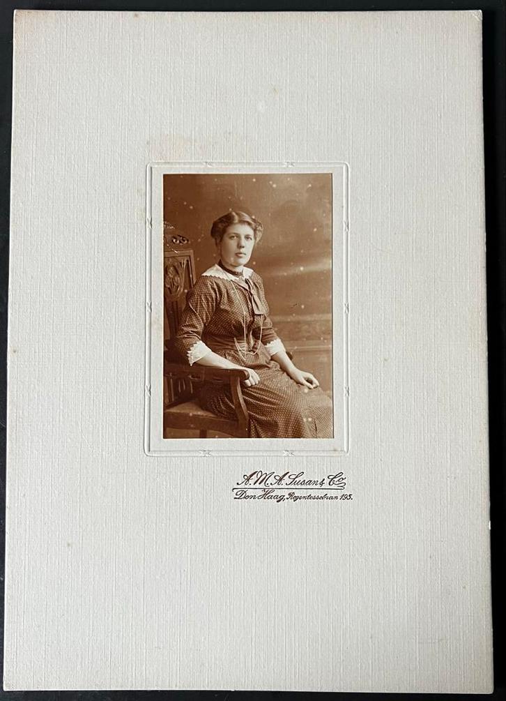 CdV A.M.A. Susan, Den Haag, Antiek en Kunst, Kunst | Tekeningen en Foto's, Ophalen of Verzenden