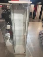 glazen vitrine kast, Huis en Inrichting, Kasten | Vitrinekasten, Ophalen, Minder dan 50 cm, Zo goed als nieuw, Minder dan 100 cm