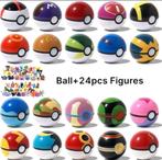 1 Pokemon Ball + 24 Pokemon figuurtjes Nieuwe serie!, Nieuw, Verzenden