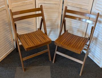 Vintage Klapstoelen aldo jacober stijl jaren 70 4 stuks beschikbaar voor biedingen