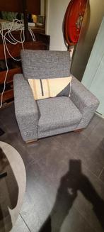 Fauteuil stof, Hout, Nieuw, 75 tot 100 cm, Ophalen of Verzenden