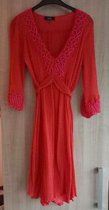 Stills design jurk nieuw! Maat 36 rood / roze + onderjurkje beschikbaar voor biedingen