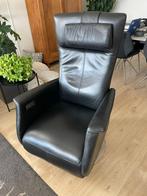 Prominent Relaxfauteuil Toscana Leder Veneto 5408 Black, Ophalen, Gebruikt, Minder dan 75 cm, Leer