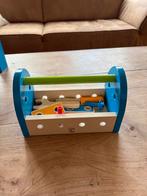 Hape Houten Gereedschapskist, Kinderen en Baby's, Speelgoed | Houten speelgoed, Ophalen of Verzenden, Zo goed als nieuw, Overige typen