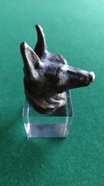 Bronzen sculptuur van een Herdershond - Art Deco, Antiek en Kunst, Ophalen of Verzenden, Brons