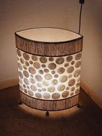 schelpen vloerlamp wit parelmoer, bruin, Ophalen of Verzenden, Zo goed als nieuw, Schelpen, Minder dan 100 cm