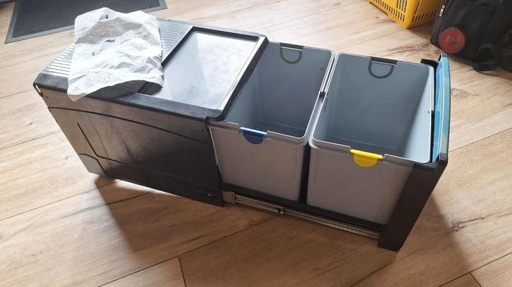 Afvalscheidingscontainer - Brabantia, Huis en Inrichting, Woonaccessoires | Prullenbakken, Gebruikt, Kunststof, Minder dan 50 cm