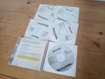 Microsoft Works Suite 2001 PC CD-Rom Compleet Vintage beschikbaar voor biedingen