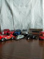 Modelauto's 8 stuks en 1 dubbeldekker bus, Hobby en Vrije tijd, Modelauto's | Overige schalen, Ophalen of Verzenden, Gebruikt