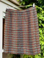 Vintage gebreide rok in wolmix met voering, maat 38-40, Maat 38/40 (M), Overige kleuren, Ophalen of Verzenden, Zo goed als nieuw