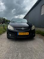 Opel Corsa OPC Line 1.4 16V 2009 Zwart Nieuwe motor, Auto's, Voorwielaandrijving, Stof, Zwart, 4 cilinders