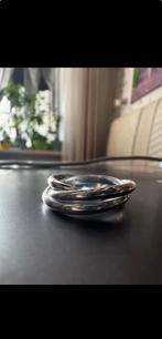Zilveren ring gemerkt 925 3 in 1 ook als duimring, Sieraden, Tassen en Uiterlijk, Ringen, 19 tot 20, Ophalen of Verzenden, Zo goed als nieuw