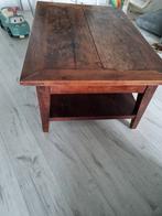 Salontafel hout, Huis en Inrichting, Ophalen, Gebruikt, 50 tot 75 cm, Rechthoekig