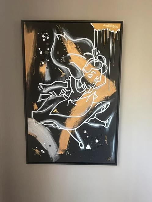 Falling Alice, Antiek en Kunst, Kunst | Schilderijen | Modern, Ophalen