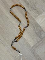 Houten Rozenkrans, Ophalen of Verzenden, Zo goed als nieuw, Sieraad, Christendom | Katholiek