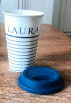 Laura Ashley meeneem koffie beker, Huis en Inrichting, Keuken | Servies, Ophalen of Verzenden, Overige stijlen, Kop(pen) en/of Schotel(s)