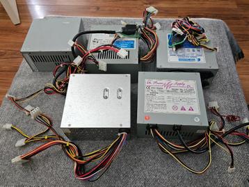 5 oude pc voedingen, 3 x AT en 2 x ATX beschikbaar voor biedingen