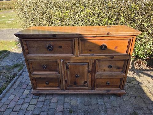 Hard Houten Ladekast, Huis en Inrichting, Kasten | Ladekasten, Gebruikt, 100 tot 150 cm, 150 tot 200 cm, 50 tot 75 cm, 5 laden of meer