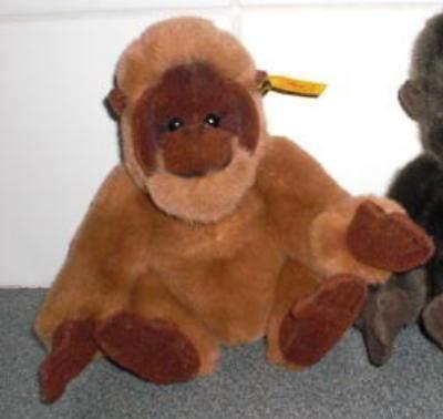 STEIFF * LEUK BRUIN AAPJE * Nieuwstaat *, Verzamelen, Beren en Cherished Teddies, Nieuw, Stoffen beer, Steiff, Verzenden