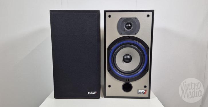 B&W DM110i Luidsprekers | Speakers | DM110 | 12 Mnd Garantie, Audio, Tv en Foto, Luidsprekers, Gebruikt, Front, Rear of Stereo speakers