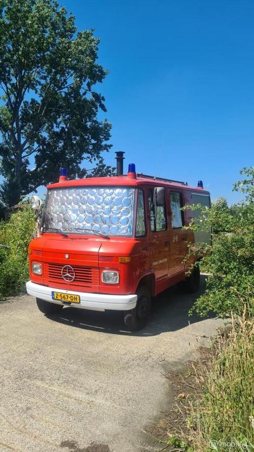 CVerkocht Mercedes 409 kant en klare camper brandweer, Auto's, Oldtimers, Bedrijf, Mercedes-Benz, Benzine, Overige carrosserieën