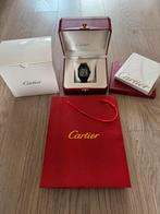 Cartier Santos Black nieuw, Overige merken, Leer, Staal, Ophalen of Verzenden